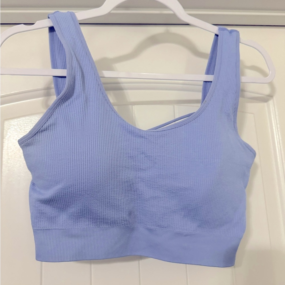 Periwinkle NVGTN sports bra